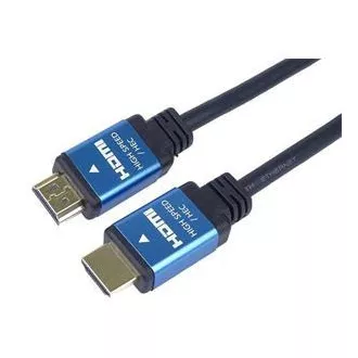 PremiumCord Ultra HDTV 4K@60Hz HDMI 2.0b kábel fém aranyozott csatlakozók 0.5m