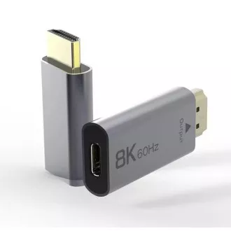 PremiumCord USB-C HDMI adapter 8K@60Hz,4K@144Hz Alumínium