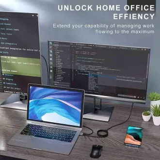 PremiumCord USB-C HDMI adapter 8K@60Hz,4K@144Hz Alumínium