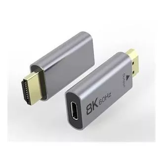 PremiumCord USB-C HDMI adapter 8K@60Hz,4K@144Hz Alumínium