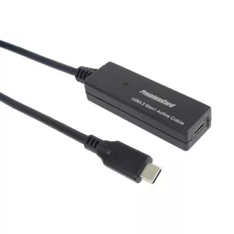 PremiumCord USB-C átjátszó és hosszabbító kábel férfi és női, 5Gbps 5m
