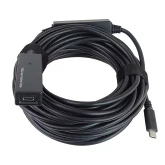 PremiumCord USB-C átjátszó és hosszabbító kábel férfi és női, 5Gbps 5m