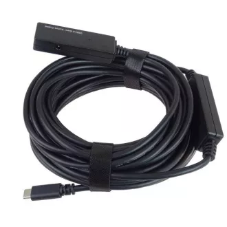 PremiumCord USB-C átjátszó és hosszabbító kábel férfi és női, 5Gbps 5m