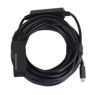PremiumCord USB-C átjátszó és hosszabbító kábel férfi és női, 5Gbps 5m