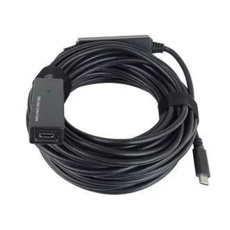 PremiumCord USB-C átjátszó és hosszabbító kábel férfi és női, 5Gbps 5m