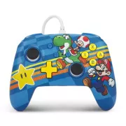 PowerA Enhanced Wired Controller for Nintendo Switch - Super Mario Mushroom Kingdom Friends - Super Mario gombakirályság barátok