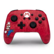 PowerA Enhanced újratölthető vezeték nélküli játékvezérlő Nintendo Switch-hez - Super Mario Here We Go