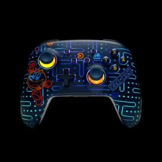 PowerA vezeték nélküli vezérlő a Nintendo Switchhez – Pac-Man, Neon Arcade, világító PowerA vezeték nélküli vezérlő a Nintendo Switchhez – Pac-Man, Neon Arcade, világító
