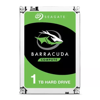 Seagate BarraCuda 3,5" HDD, 1TB, 3,5", SATAIII, 64MB gyorsítótár, 7,200RPM
