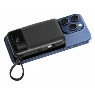 SWISSTEN POWER BANK 10 000 mAh PD 20 W, beépített USB-C és Lightning kábelekkel (MagSafe-kompatibilis) SWISSTEN POWER BANK 10 000 mAh PD 20 W, beépített USB-C és Lightning kábelekkel (MagSafe-kompatibilis)