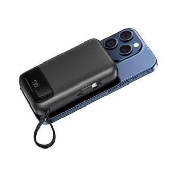SWISSTEN POWER BANK 20 000 mAh PD 20 W, beépített USB-C és Lightning kábelekkel (MagSafe-kompatibilis) SWISSTEN POWER BANK 20 000 mAh PD 20 W, beépített USB-C és Lightning kábelekkel (MagSafe-kompatibilis)