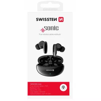 SWISSTEN BLUETOOTH TWS FEJHALLGATÓ SONIC FEKETE SWISSTEN BLUETOOTH TWS FEJHALLGATÓ SONIC FEKETE