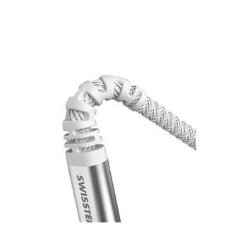 SWISSTEN ADATKÁBEL KEVLAR USB-C / LIGHTNING 1,5 M FEHÉR