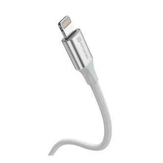 SWISSTEN ADATKÁBEL TEXTILE II USB / LIGHTNING 1,5 M FEHÉR