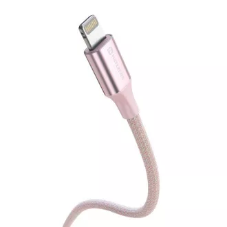 SWISSTEN ADATKÁBEL TEXTILE II USB / LIGHTNING 1,5 M RÓZSASZÍNŰ SWISSTEN ADATKÁBEL TEXTILE II USB / LIGHTNING 1,5 M RÓZSASZÍNŰ