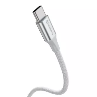 SWISSTEN ADATKÁBEL TEXTILE II USB / USB-C 1,5 M FEHÉR