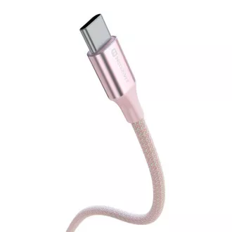 SWISSTEN ADATKÁBEL TEXTILE II USB / USB-C 1,5 M RÓZSASZÍNŰ SWISSTEN ADATKÁBEL TEXTILE II USB / USB-C 1,5 M RÓZSASZÍNŰ