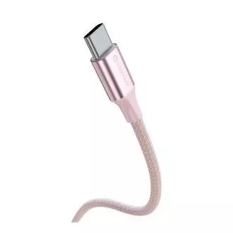SWISSTEN ADATKÁBEL TEXTILE II USB / USB-C 1,5 M RÓZSASZÍNŰ SWISSTEN ADATKÁBEL TEXTILE II USB / USB-C 1,5 M RÓZSASZÍNŰ
