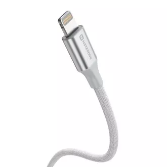 SWISSTEN ADATKÁBEL TEXTILE II USB-C / LIGHTNING 1,5 M FEHÉR