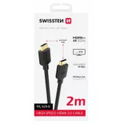 SWISSTEN HDMI HDMI 4K 60Hz 2.0 M PVC kábel HDMI 60Hz 2.0 M-re