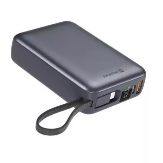 SWISSTEN POWER BANK 20000 mAh INTEGRÁLT USB-C ÉS LIGHTNING Kábellel SILVER SILVER SILVER SWISSTEN POWER BANK 20000 mAh INTEGRÁLT USB-C ÉS LIGHTNING Kábellel SILVER SILVER SILVER
