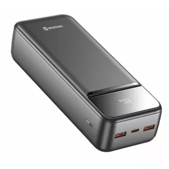 SWISSTEN POWER BANK 30000 mAh POWER LINE II FEKETE