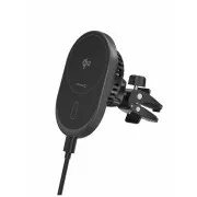 SWISSTEN MagRide MAGNETIKUS AUTÓVEZETÉK TARTÓ Qi2 15W VEZETÉK NÉLKÜLÖNTŐ TÖLTÉSEL (MagSafe kompatibilis)
