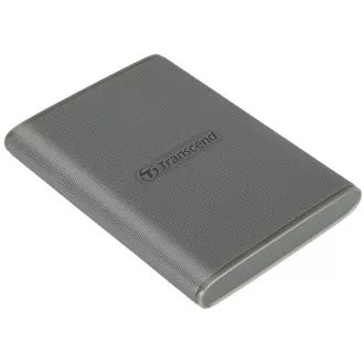 Transcend ESD360C 1TB, USB 20Gbps Type C, külső SSD (3D NAND flash), kompakt méret, szürke