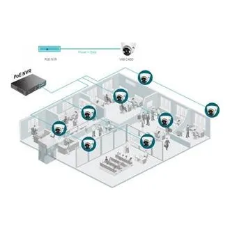 TP-Link VIGI C430(4mm) toronykamera, 3MP, 4mm, színes, teljes színű - Felbontott TP-Link VIGI C430(4mm) toronykamera, 3MP, 4mm, színes, teljes színű - Felbontott
