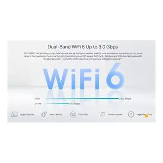 TP-Link EX510 Pro - AX3000 Multi-Gigabit Wi-Fi 6 Router, 4x GLAN, 1x 2.5GWAN, TR-069, USB 3.0, WPA3, EasyMesh