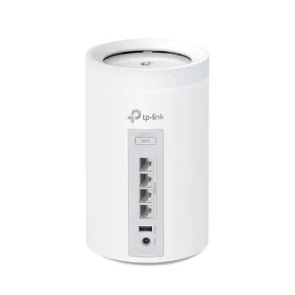 TP-Link Deco BE65(1-pack) BE9300 Tri-band Mesh WiFi 7 rendszer az egész háztartás számára, 4x 2.5GLAN, USB, 2.4/5/6GHz, HomeShi - Felbontott