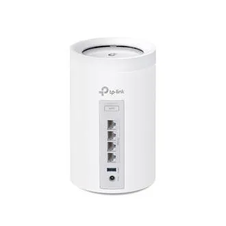 TP-Link Deco BE65(1-pack) BE9300 Tri-band Mesh WiFi 7 rendszer az egész háztartás számára, 4x 2.5GLAN, USB, 2.4/5/6GHz, HomeShi - Felbontott