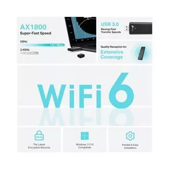 TP-Link Archer TX20U - AX1800 WiFi USB adapter
