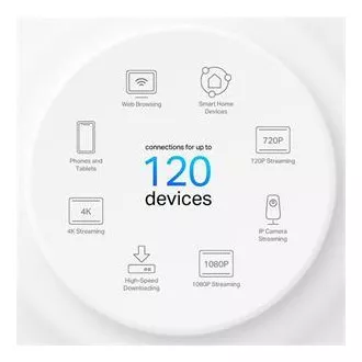 TP-Link Deco X10(1-pack) - AX1500 Mesh Wi-Fi 6 rendszer intelligens otthonhoz - szülői felügyelet - (1-pack)