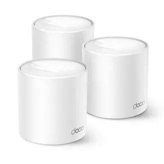 TP-Link Deco X10(3-pack) - AX1500 Mesh Wi-Fi 6 rendszer intelligens otthonhoz - szülői felügyelet - (3-pack)