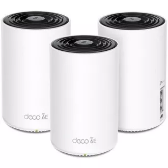 TP-Link Deco XE75 Pro(3-pack) - Multi-Gig 2,5 Gbps AXE5400 Tri-band Mesh Wi-Fi 6E rendszer, HomeShield (3-pack)