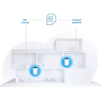 TP-Link Deco XE75 Pro(3-pack) - Multi-Gig 2,5 Gbps AXE5400 Tri-band Mesh Wi-Fi 6E rendszer, HomeShield (3-pack)