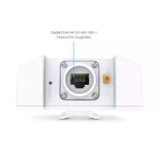 TP-Link EAP650-Outdoor - AX3000 WIFI hozzáférési pont Omada 1xGLAN, PoE/Passive PoE oszlopra/falra szerelhető túlfeszültség elleni védelem