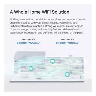 TP-Link WiFi router Mercusys Halo H90X(2-pack) WiFi 6, AX6000, 1x 2.5GLAN, 2x GLAN TP-Link WiFi router Mercusys Halo H90X(2-pack) WiFi 6, AX6000, 1x 2.5GLAN, 2x GLAN