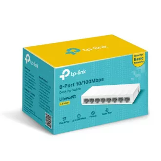 TP-Link 8 portos asztali kapcsoló 10/100Mbps