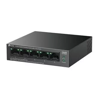 TP-Link LS105GP kapcsoló 1x GLAN, 4x GLAN PoE , 65W, 65W TP-Link LS105GP kapcsoló 1x GLAN, 4x GLAN PoE , 65W, 65W