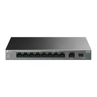 TP-Link LS1210GP kapcsoló 1x GLAN, 8x GLAN PoE , 1x SFP, 61W TP-Link LS1210GP kapcsoló 1x GLAN, 8x GLAN PoE , 1x SFP, 61W