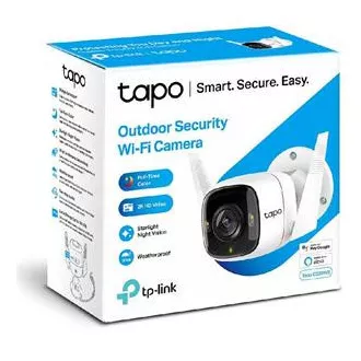 TP-LINK Tapo C320WS - Kültéri IP kamera WiFi és LAN, 4MP(2560 × 1440), ONVIF, Starlight (színes éjszakai látás )