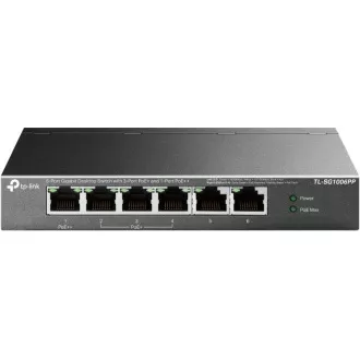 TP-Link TL-SG1006PP kapcsoló 2x GLAN, 3x GLAN PoE , 1x GLAN PoE  , 1x GLAN PoE