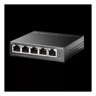 TP-Link kapcsoló TL-SG105MPE Easy Smart, 5x GLAN, 4x PoE , 120W