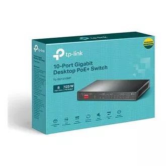 TP-Link TL-SG1210MP Gigabites kapcsoló 8xGLAN 2xGLAN Uplink 1xSFP PoE 123W TP-Link TL-SG1210MP Gigabites kapcsoló 8xGLAN 2xGLAN Uplink 1xSFP PoE 123W