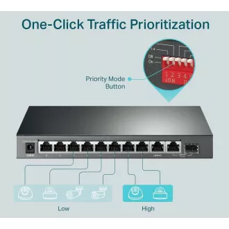 TP-Link TL-SG1210MP Gigabites kapcsoló 8xGLAN 2xGLAN Uplink 1xSFP PoE 123W TP-Link TL-SG1210MP Gigabites kapcsoló 8xGLAN 2xGLAN Uplink 1xSFP PoE 123W