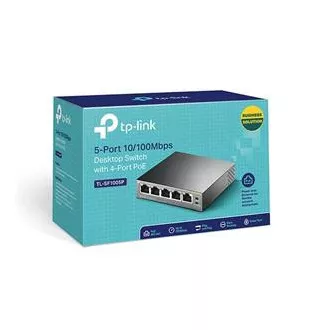 TP-Link TL-SF1005P - PoE switch, 5xLAN/4xPoE, 58W