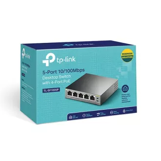 TP-Link TL-SF1005P - PoE switch, 5xLAN/4xPoE, 58W