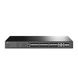 TP-Link TL-SG3428XF JetStream 24 portos SFP L2 menedzselt kapcsoló 4 10GE SFP bővítőhellyel TP-Link TL-SG3428XF JetStream 24 portos SFP L2 menedzselt kapcsoló 4 10GE SFP bővítőhellyel